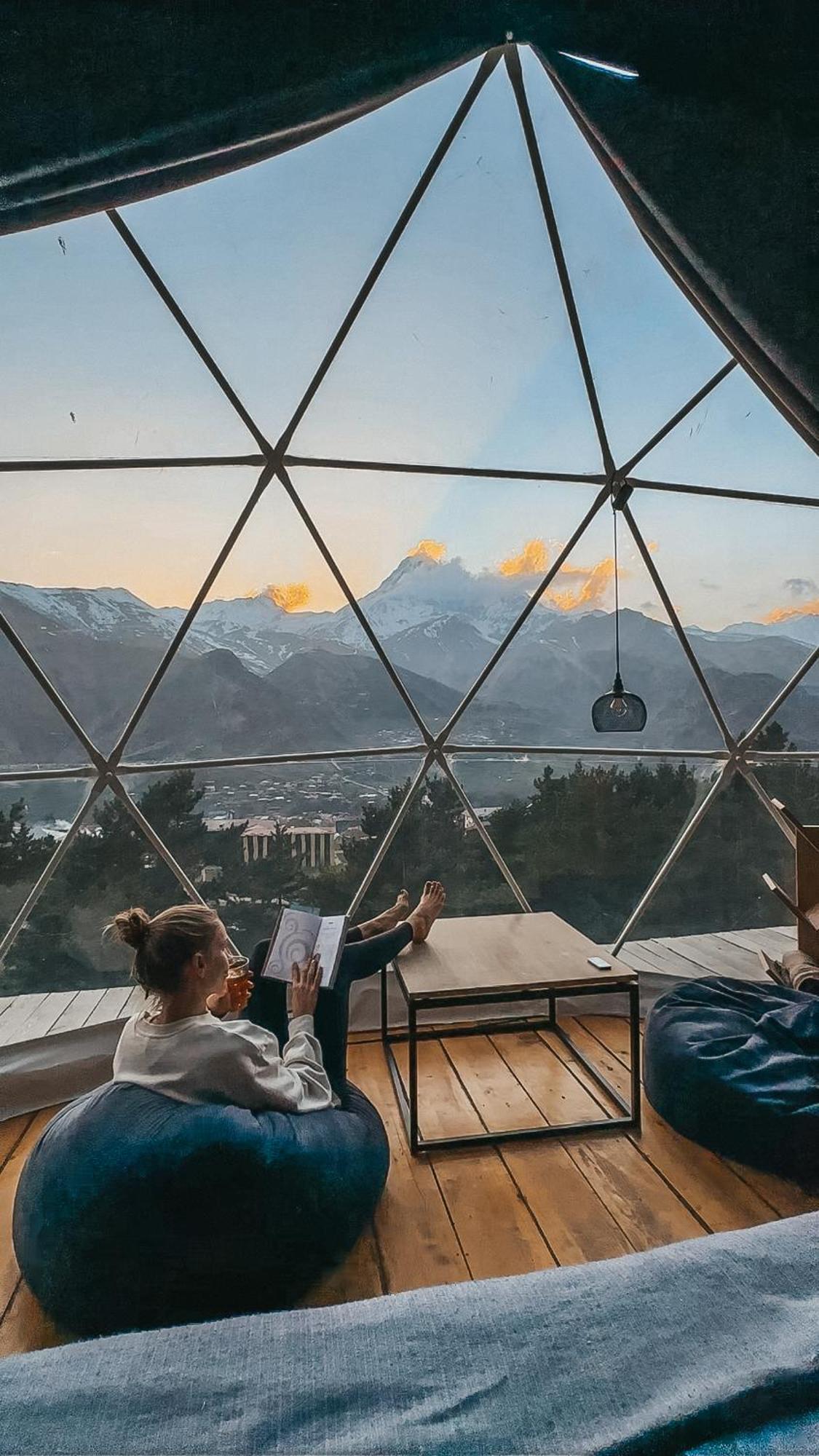 Elia Glamping Hotel Kazbegi Exterior foto